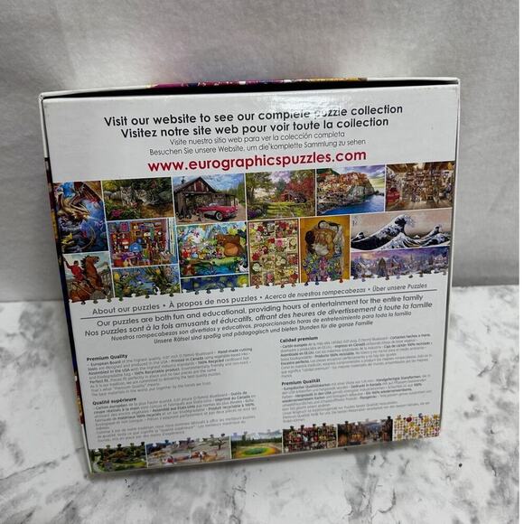 Frida Kahlo EuroGraphics Self Portrait The Frame 1000 Piece Puzzle Fine Art Coll - Picture 5 of 7